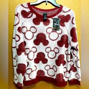Walt Disney women’s large sweater sweatshirt, sleepwear Mickey Mouse
